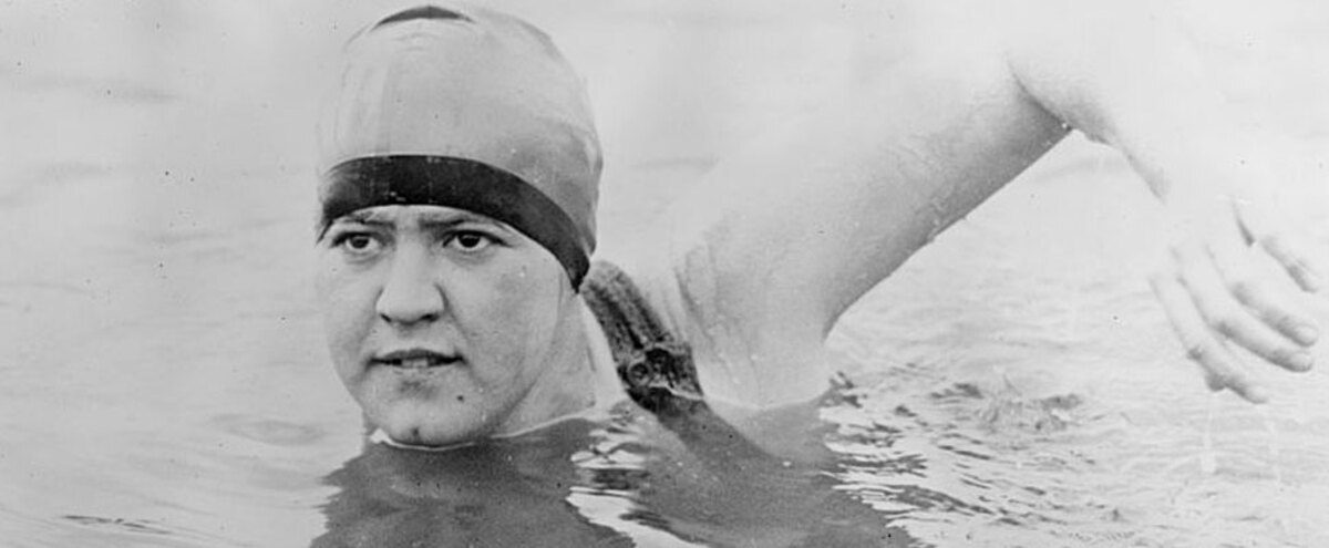 Gertrude Ederle, the First Woman To Swim the English Channel